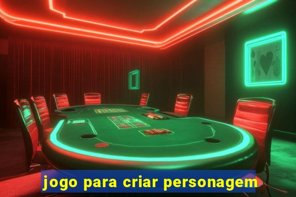 jogo para criar personagem